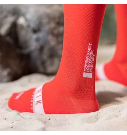 Chaussettes Defeet Cyclismo Trico noir et bleu