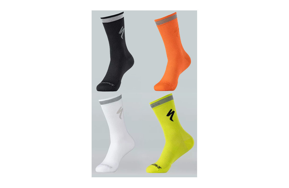 Chaussettes hautes vélo SPECIALIZED Soft Air Reflective Tall CHAUSSURES VELO