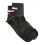 ALPE D'HUEZ low black cycling socks 9cm 2022