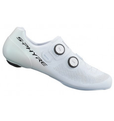 Chaussures vélo route SHIMANO S-Phyre RC903 blanc version large