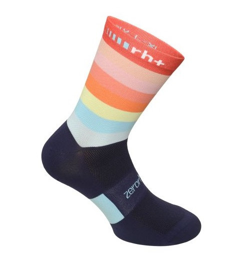 RH+ chaussettes vélo été Fashion Lab 15 cm Rainbow Mix 2023