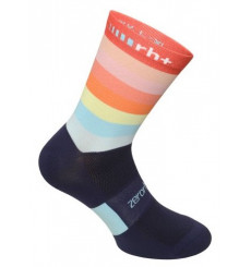 RH+ chaussettes vélo été Fashion Lab 15 cm Rainbow Mix 2023