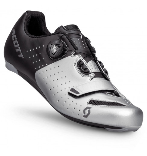 SCOTT 2024 Comp Boa Silver/Black road cycling shoes