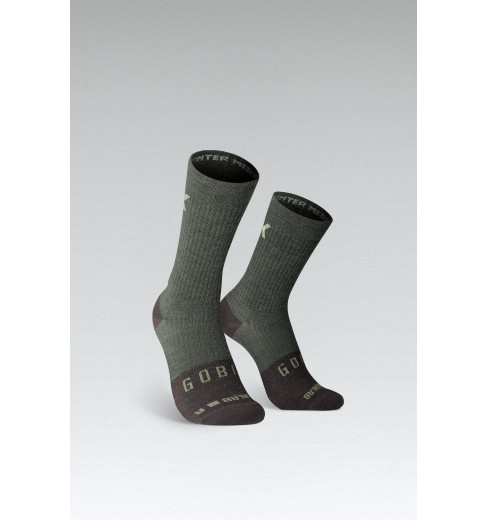 Chaussettes Unisexe WINTER MERINO OLIVE GOBIK 2024