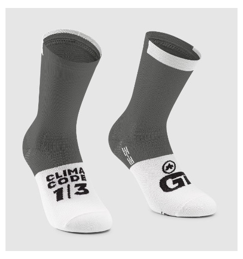 ASSOS chaussettes de cyclisme GT C2 - Rock grey