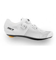 SIDI Genius 10 KNITTED white road cycling shoes