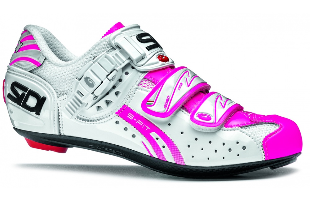 Fit Carbon white pink fluo road shoes 